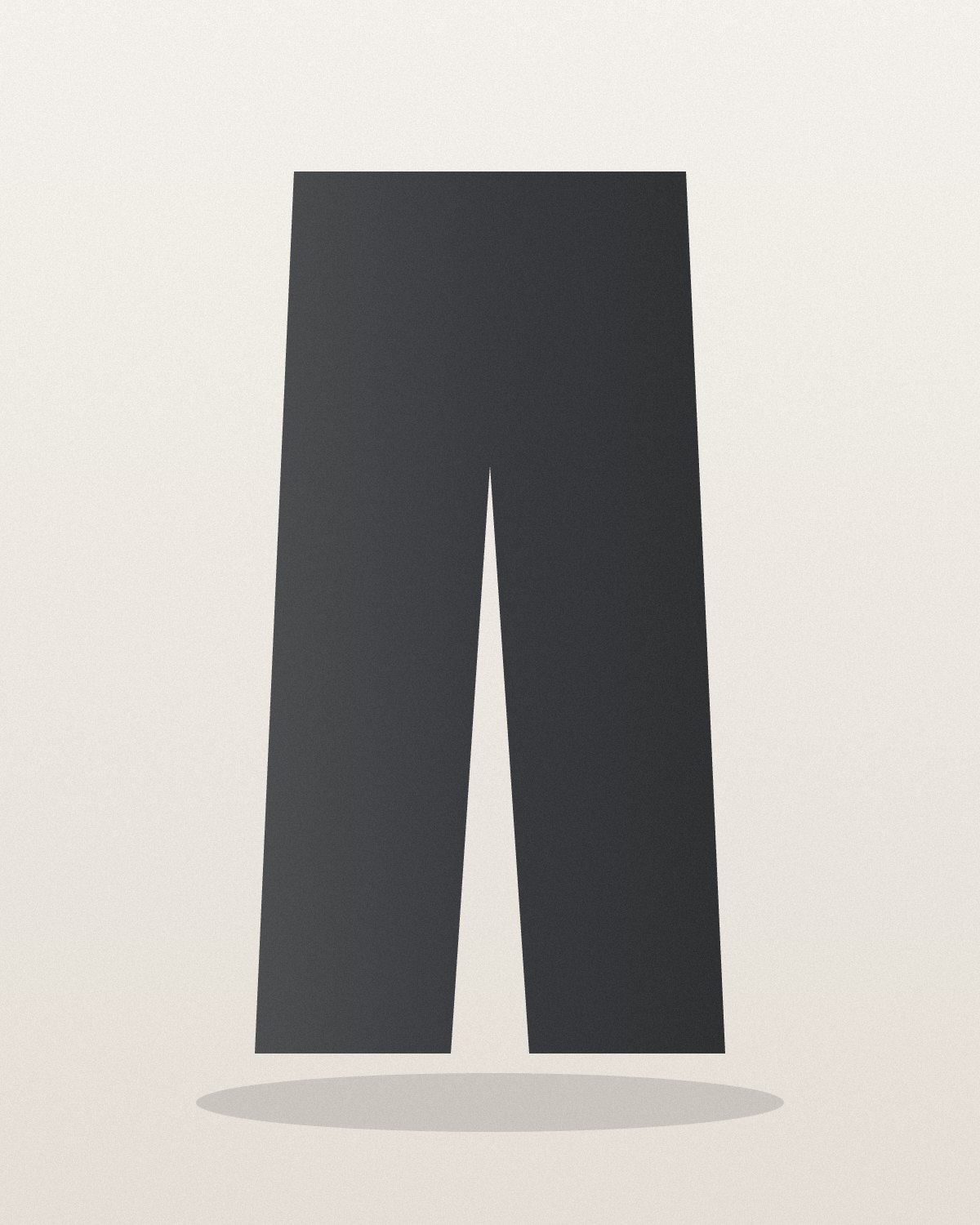 Pleated wool trousers